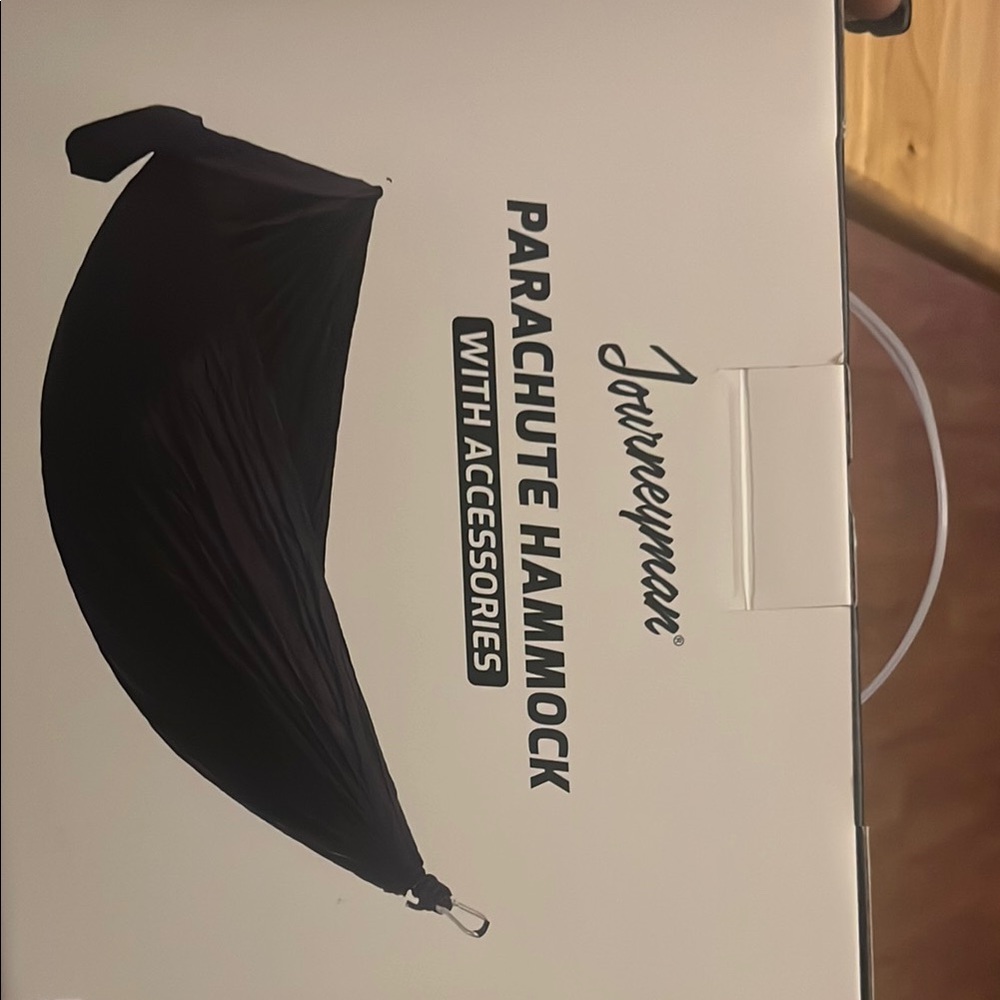 Journeyman Black Parachute Hammock
